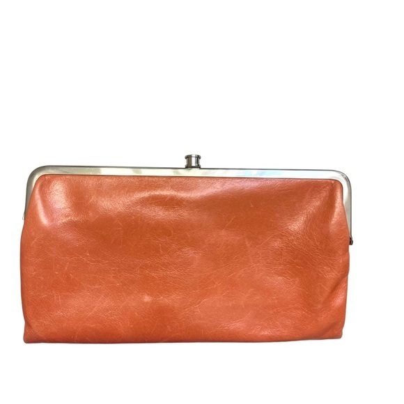 Hobo peach orange/pink clutch wallet - Picture 1 of 9